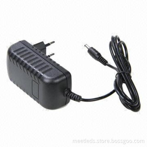 12W Wall-mount AC/DC, Adapter with 90 to 264V AC Input Voltages